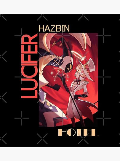 Lucifer Hazbin Hotel Poster Wall Art Print for Interior Decor