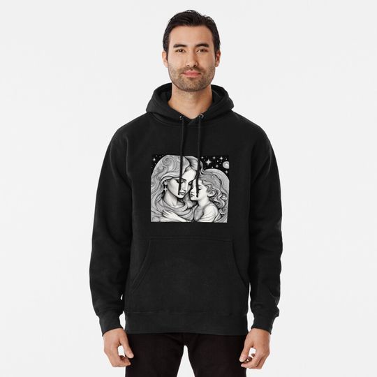 Madonna and Child Pullover Hoodie