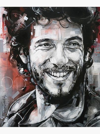 Bruce Springsteen painting Poster