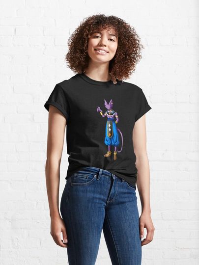 Beerus God of Destruction Dragon Ball Wiki  Classic T-Shirt