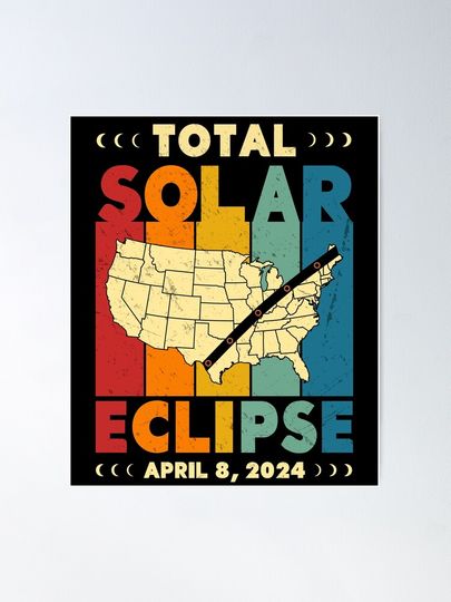 Total Solar Eclipse 2024 Poster