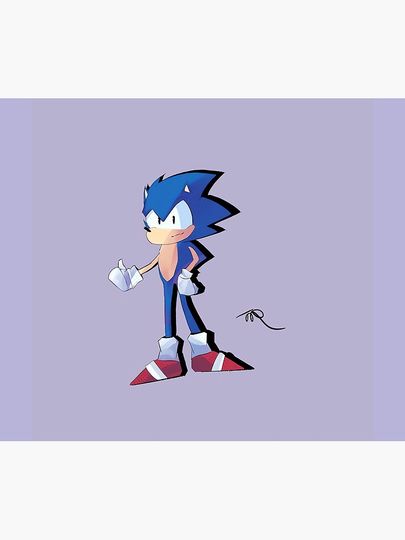 Sonic simple art Mouse Pad, cartoon mouse pad