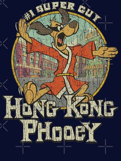 Hong Kong Phooey 1974 Oversized T-Shirt