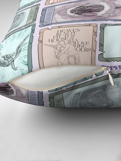 hozier tarot pack Pillow