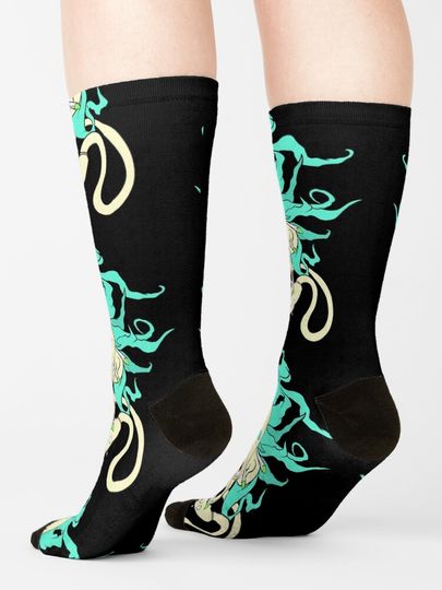 Rick and Rickandmorty sanche Psychedelic  Socks
