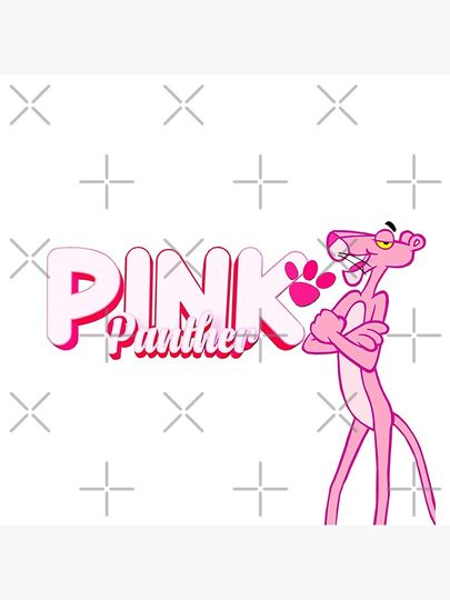 The Pink Panther design Throw  Pillow