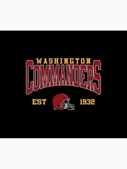 Art - washington commanders Throw Blanket