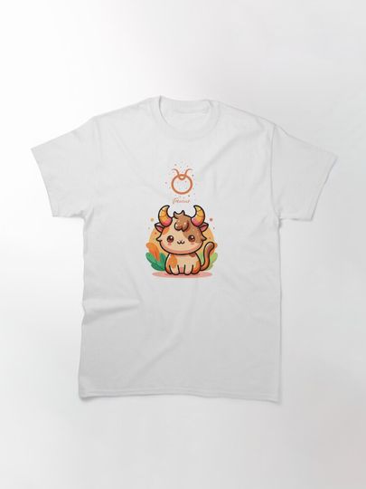 A Cute Cat of Taurus Star Sign Classic T-Shirt