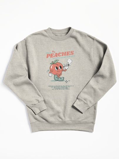 Peaches Justin Bieber Pullover Sweatshirt, Justin Bieber Unisex Sweatshirt