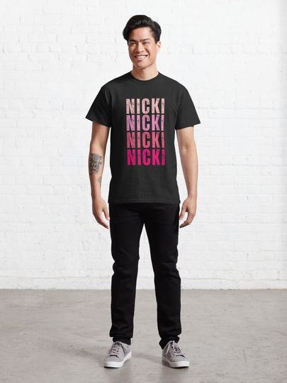 I Love Nicki Vintage Shirt For Rap Lovers, Nicki Minaj Fan Gift Classic T-Shirt