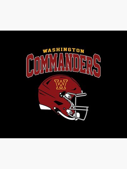 Art - washington commanders Throw Blanket