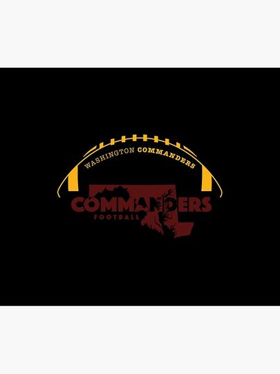 Art - washington commanders Throw Blanket