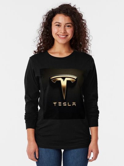 Tesla logo Long Sleeve T-Shirt