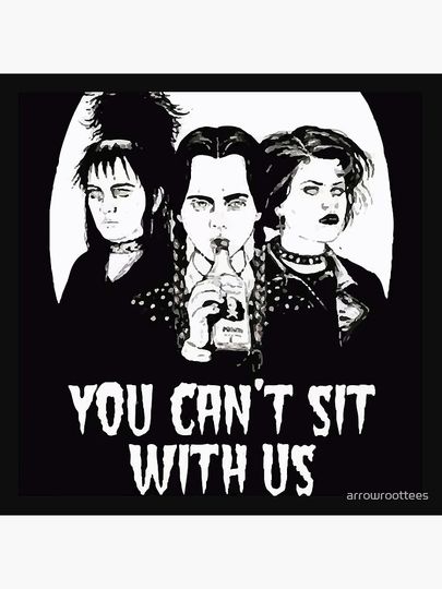 Wednesday Addams Lydia Deetz Nancy Gothic Goth Emo Pillow