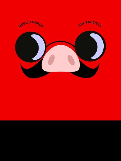 Porco Rosso Oversized T-Shirt