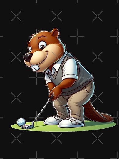 Golf Beaver 1 Classic T-Shirt, Golf Gift for Golfers