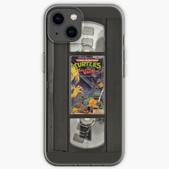 Retro Ninja Turtles Video VHS  iPhone Case