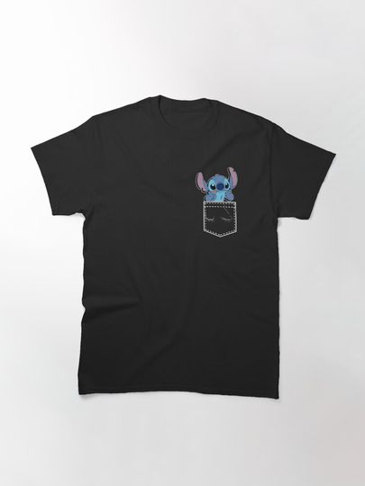 Stitch on my Pocket Classic T-Shirt