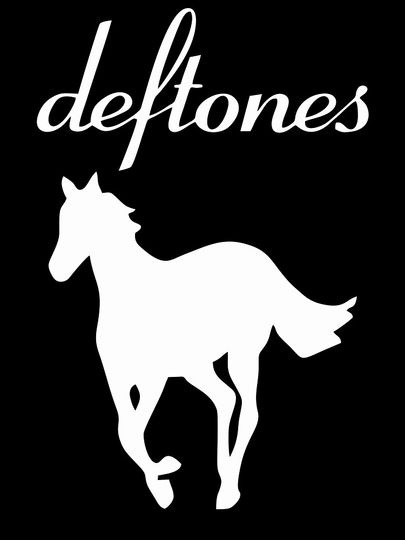 The Horse Pony White White Oversized T-Shirt