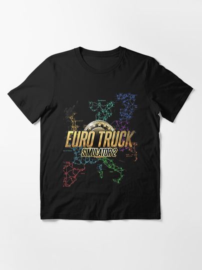 Euro Truck Simulator 2 MAP  Essential T-Shirt