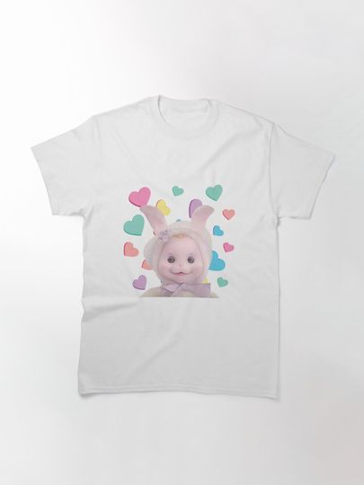 Trilogy Tour Rabbit Classic T-Shirt, Funny Art Cotton Short Sleeve T-shirt, Melanie Martinez Music Inspired Men Clothing for Fan, T-shirt for Music Lover