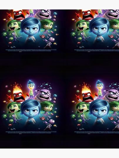 Inside Out 2 Backpack For Kids and Adults, Adjustable Shoulder Straps, Lightweight and Waterproof Backpack