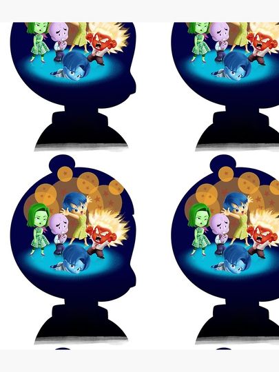 Inside Out 2 Backpack For Kids and Adults, Adjustable Shoulder Straps, Lightweight and Waterproof Backpack