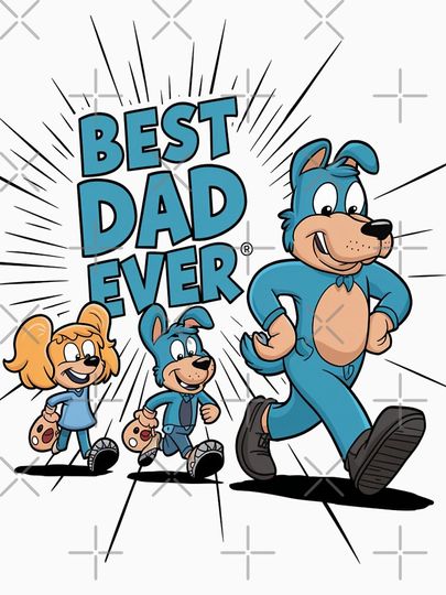 Best Dad Ever BlueyDad Classic T-Shirt