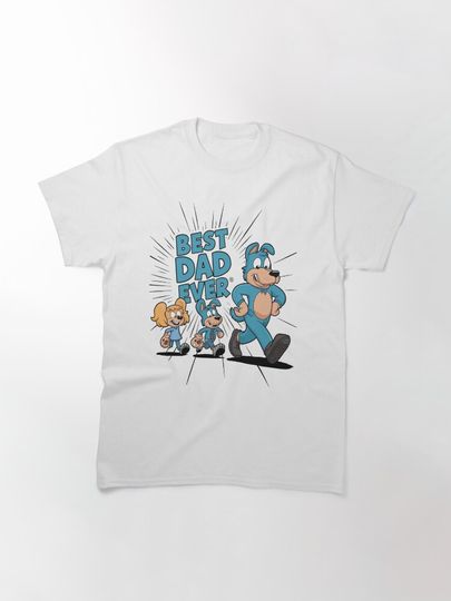 Best Dad Ever BlueyDad Classic T-Shirt