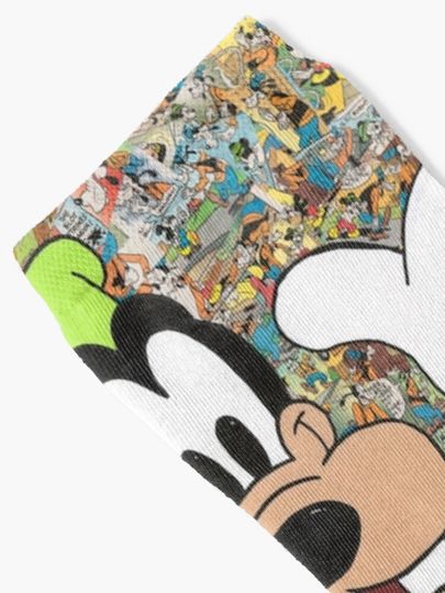 Comic Book Goofy Socks