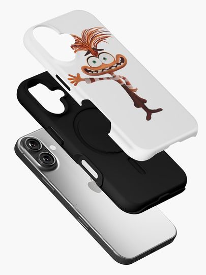 Anxiety Waving Inside Out 2 iPhone Case