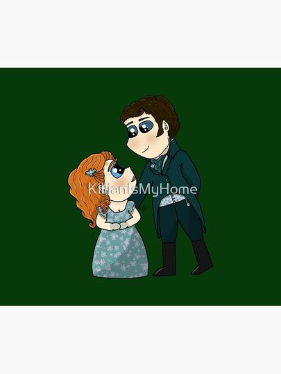 Polin Tapestry, Bridgerton Colin and Penelope Polin Couple Tapestry, Bridgerton Merch, Funny Gift Idea, Gift for Fans