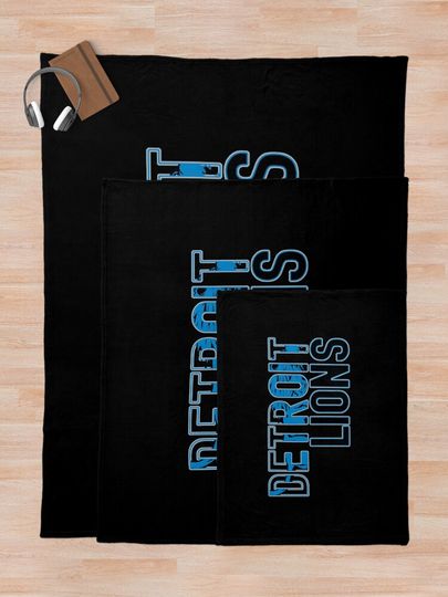 Art - Detroit Lions Throw Blanket
