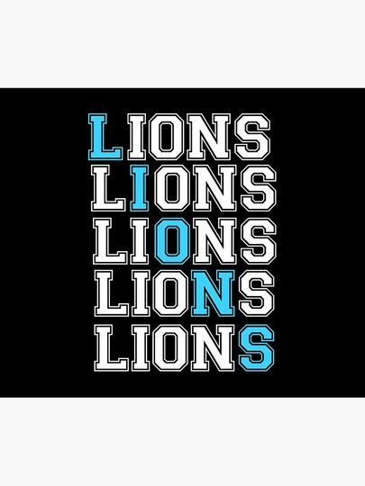 Art - Detroit Lions Throw Blanket
