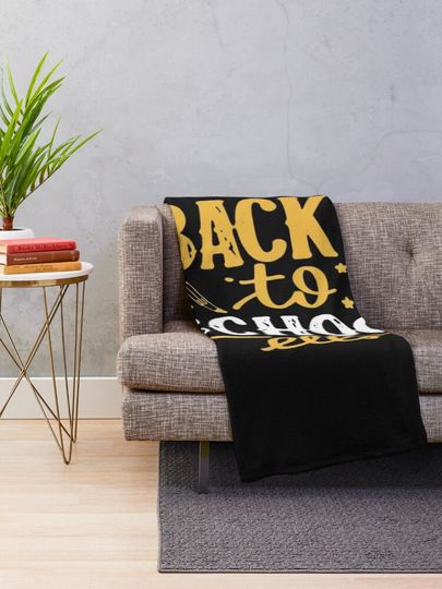 Back To School In Style Throw Blanket