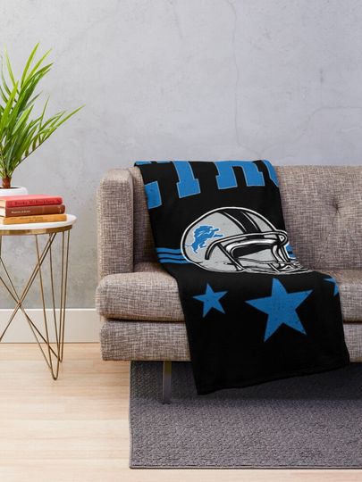 Art - Detroit Lions Throw Blanket