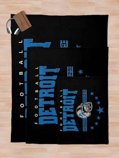 Art - Detroit Lions Throw Blanket