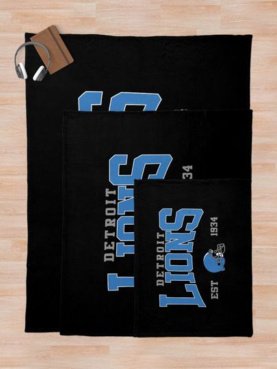 Art - Detroit Lions Throw Blanket