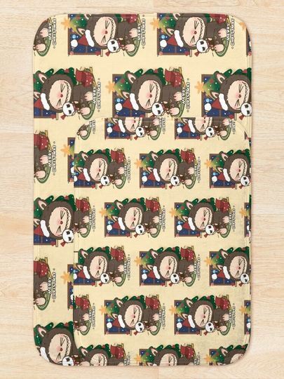 Christmas Labubu  Bath Mat