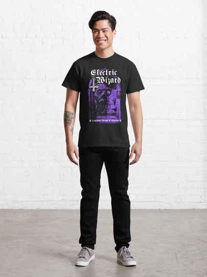 Electric Wizard Legalise It Death Gothic Grunge Emo Y2K Unisex T-Shirt