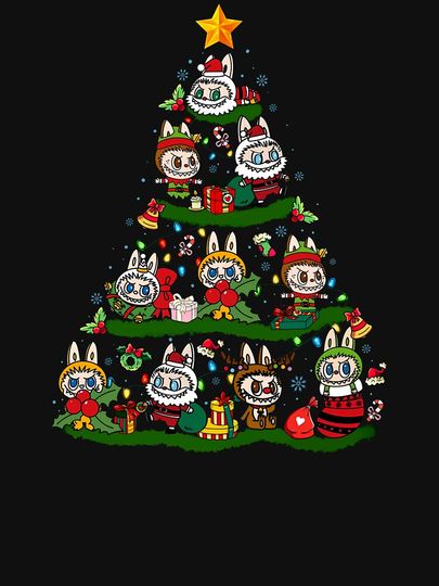 Labubu Cute Christmas Pullover Sweatshirt