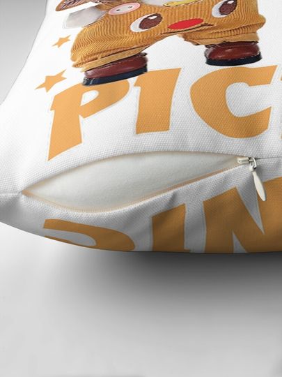 meme funny labubu picnic with f r i e n d s pillow, cute labubu pillows gift, gift for fan