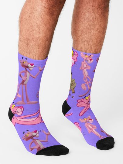 The Pink Panther Viloet Socks