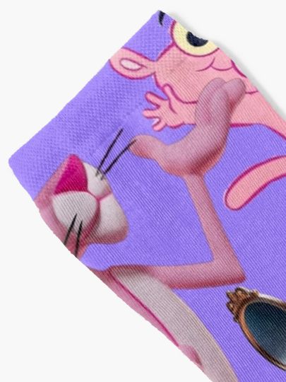 Pink Panther 3d Print Socks