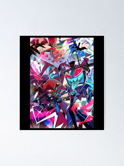 Vox Hazbin Hotel Poster Wall Art Print for Interior Decor