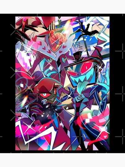Vox Hazbin Hotel Poster Wall Art Print for Interior Decor