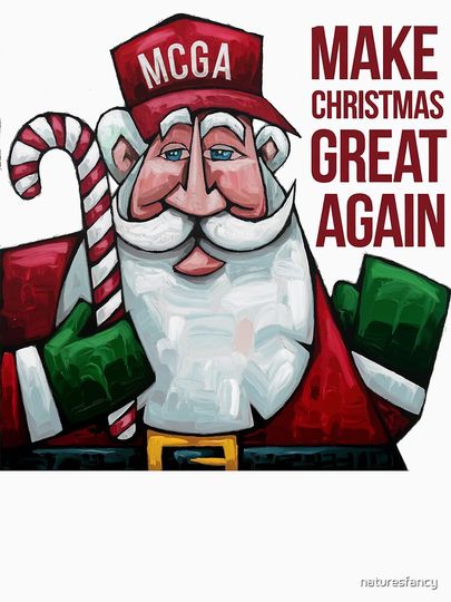 Funny Santa Claus Make Christmas Great Again Classic T-Shirt