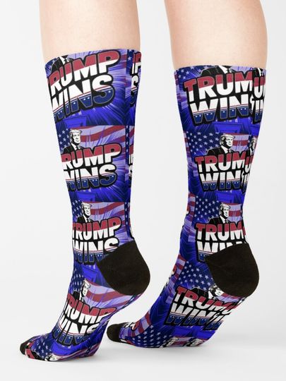 Donald Trump Wins 2024 Socks
