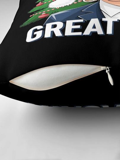 Funny Trump 2024 Make Christmas Great Again Gift  Pillow