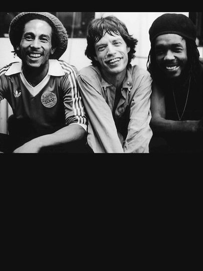 Bob Marley Mick Jagger Peter Tosh Active T-Shirt
